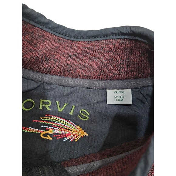Orvis Mens XL Vest Fishing Full Zip Better Sweater Outdoor Wear Trout Hunting - Picture 2 of 16